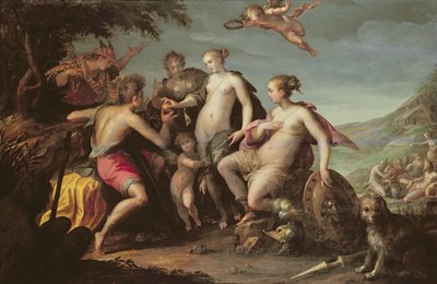 Le Jugement de Pâris - Hans von Aachen